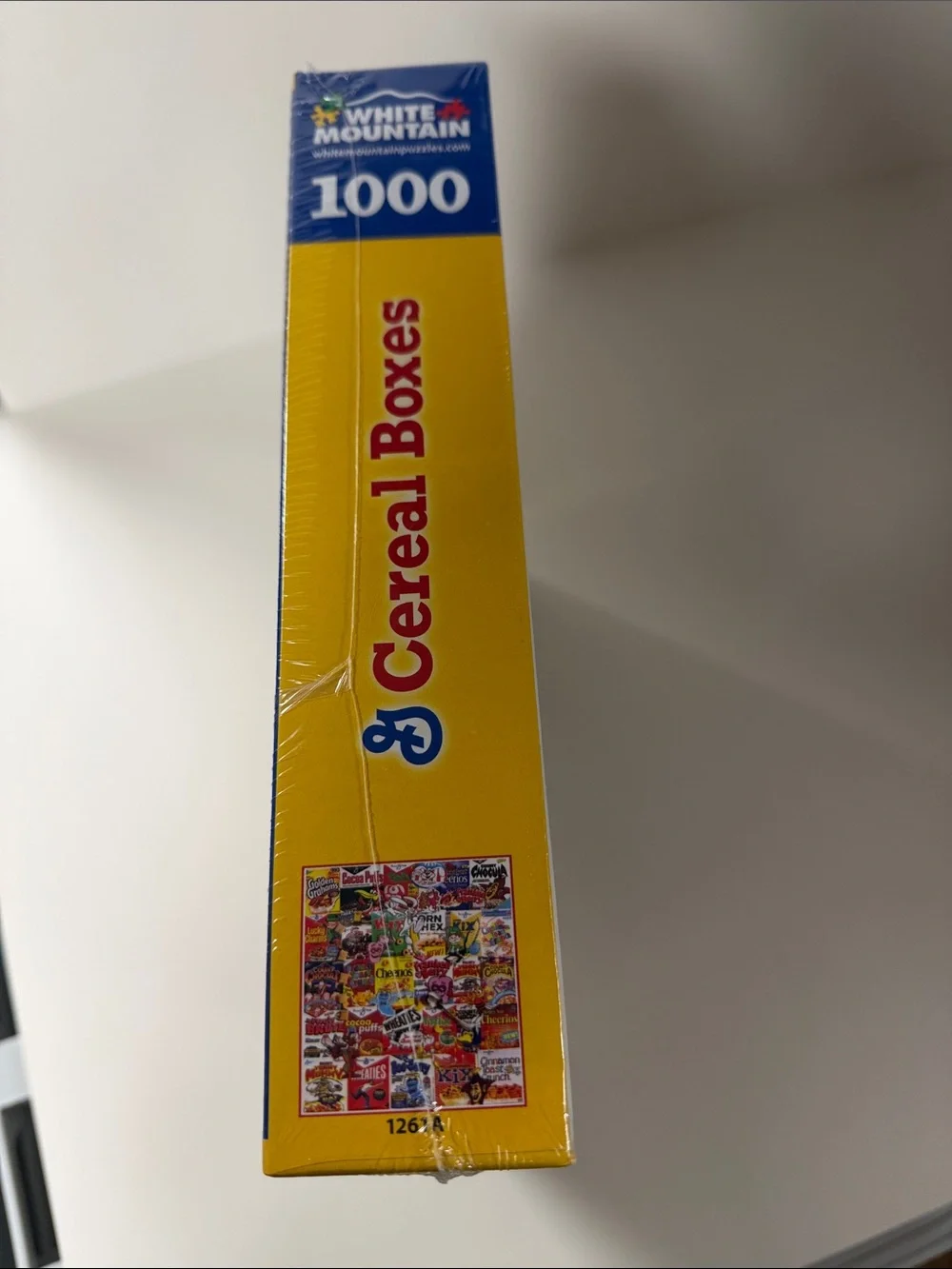 White Mountain cereal box puzzle